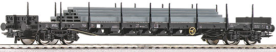 4-axle Flat car<br /><a href='images/pictures/Roco/47766.jpg' target='_blank'>Full size image</a>